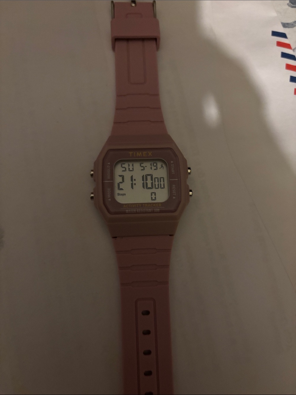 Timex Digital Sport Watch in Dusty Pink